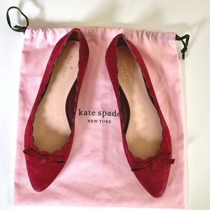 Kate Spade scalloped edge flats size 10